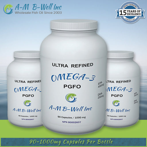 Pacco da 2 a 7 flaconi di AM BWell™ Omega3 PGFO Capsule AM BWell